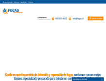 Tablet Screenshot of fugas.cl